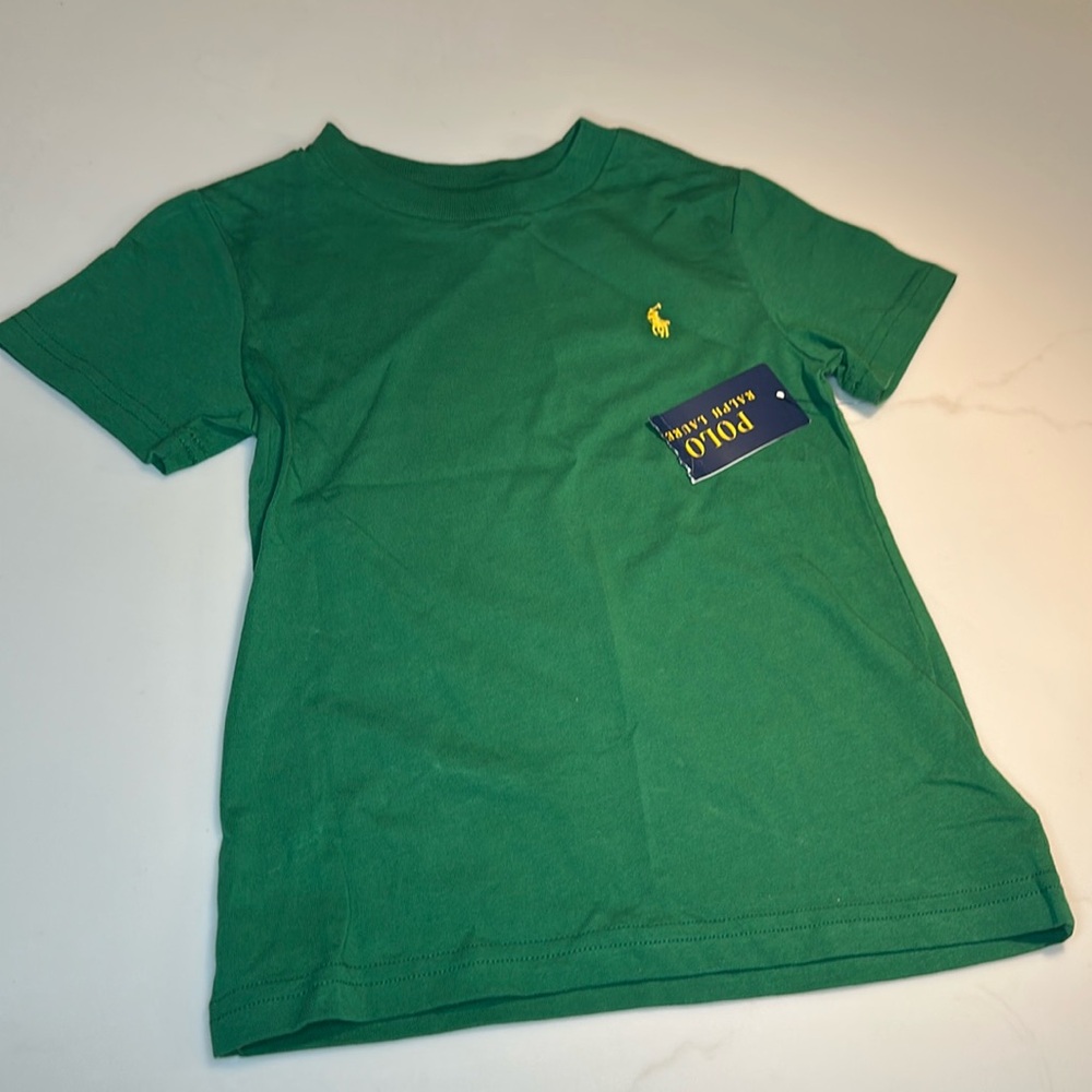 Polo Ralph Lauren Kids Green Tshirt Size 4/4T